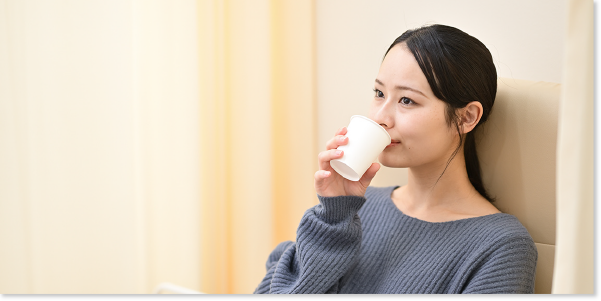 院内で下剤の内服が可能